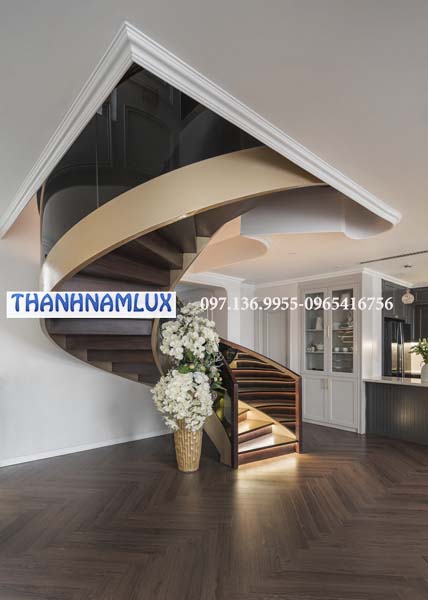 Cầu thang xoắn ốc tại thái nguyên