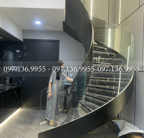 Cầu thang xoắn ốc MS10 – Sự kết hợp hoàn hảo giữa thẩm mỹ và công năng