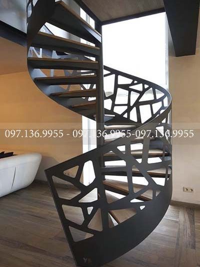 Cầu thang xoắn ốc MS11 – Biểu tượng của sự sang trọng và hiện đại