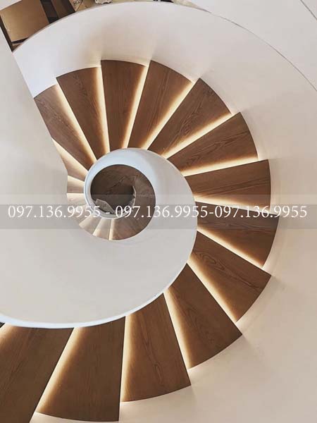 cầu thang xoắn ốc đẹp