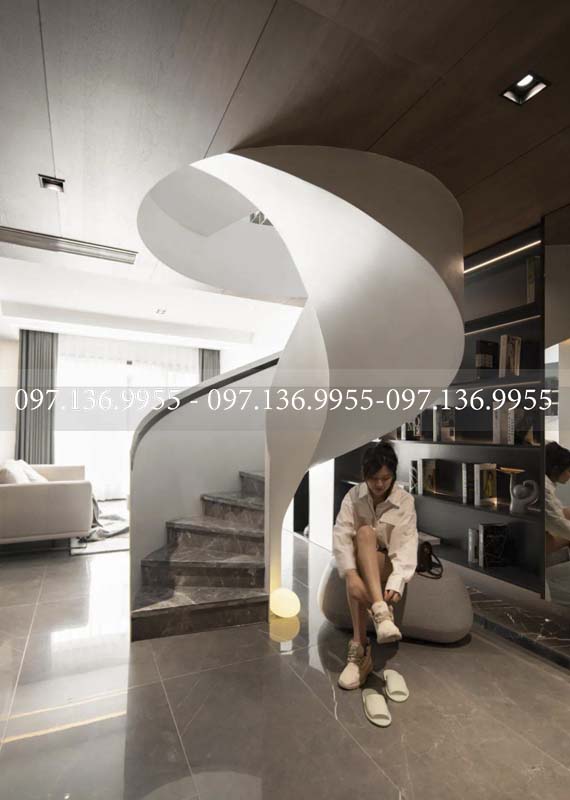 Cầu thang xoắn ốc tại thái nguyên