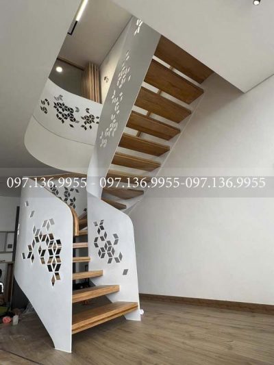 cầu thang xoắn ốc ms14 đẹp nhất