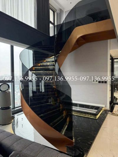 Mẫu cầu thang xoắn ốc ms15
