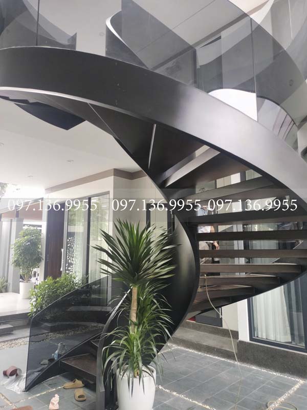 Mẫu cầu thang xoắn ốc ms171
